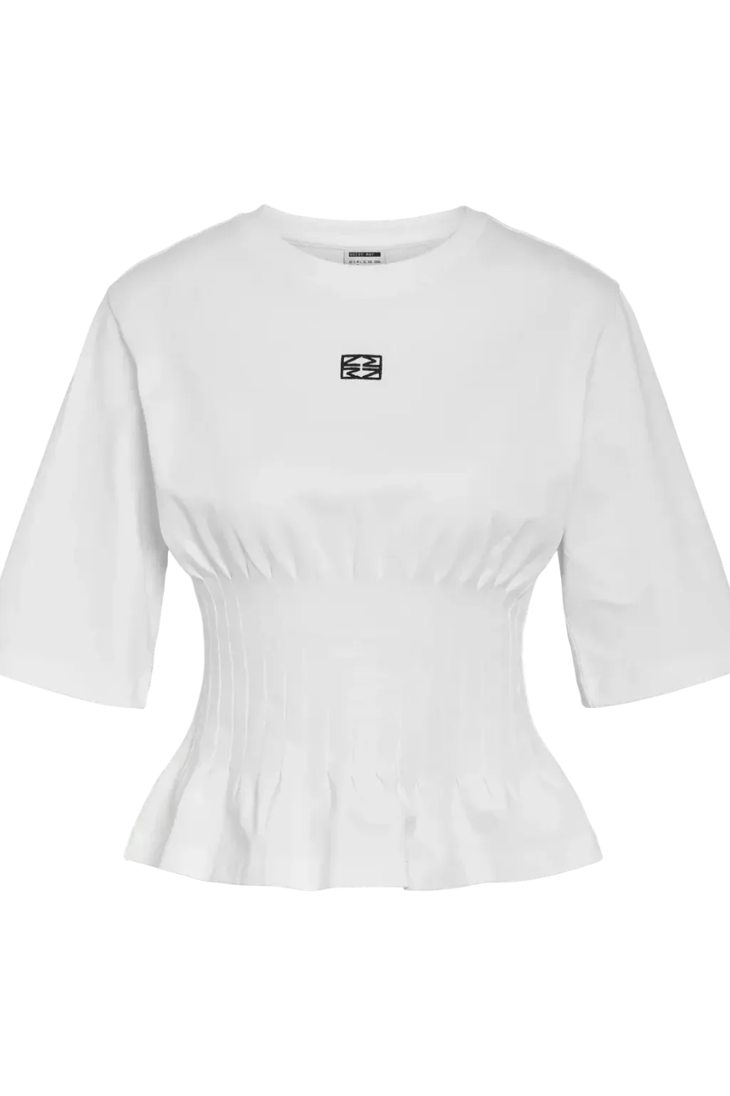 Nmkieran 2/4 Fitted Logo T-Shirt Fwd