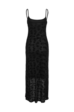 Nmlouise Mesh Flock Long Dress Fwd