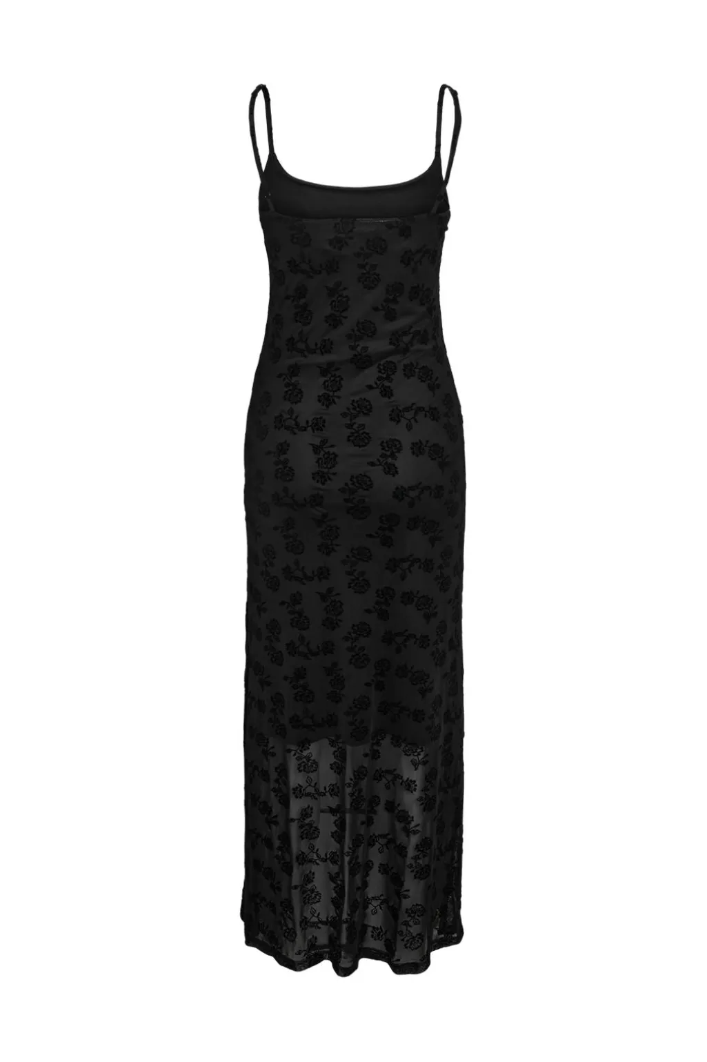 Nmlouise Mesh Flock Long Dress Fwd