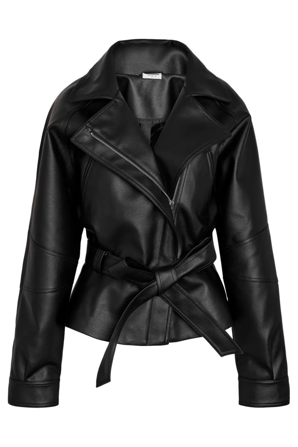 Nmpaula Waisted Pu Jacket /Tnt9