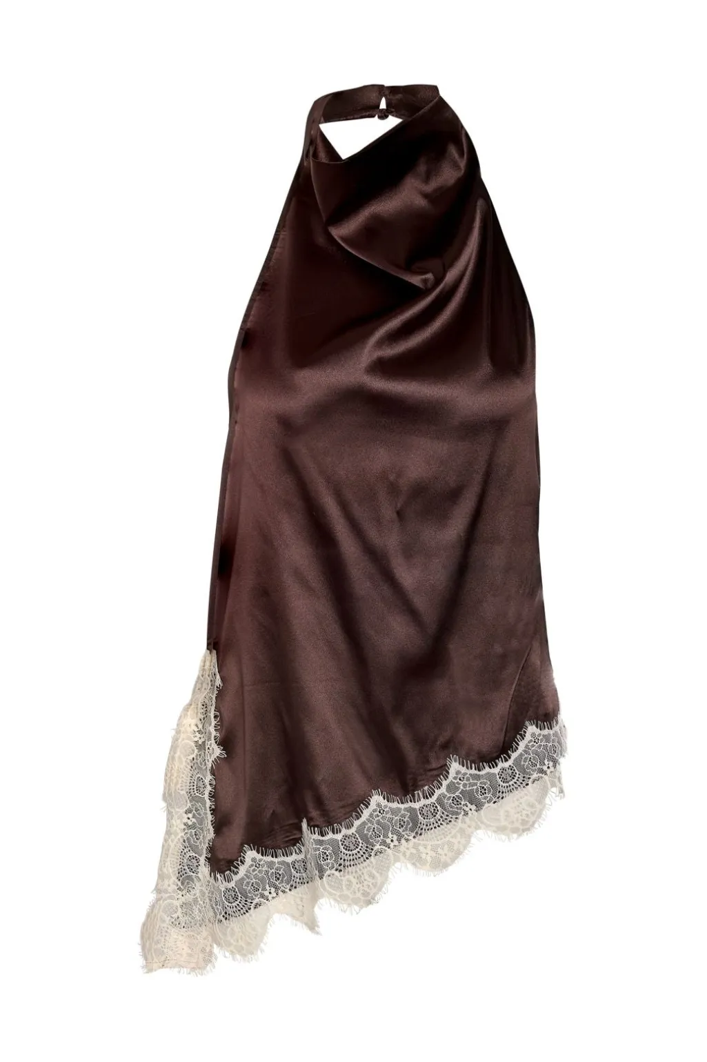 Nmsofie Halterneck Assym Satin Top