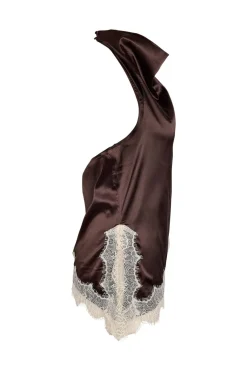 Nmsofie Halterneck Assym Satin Top