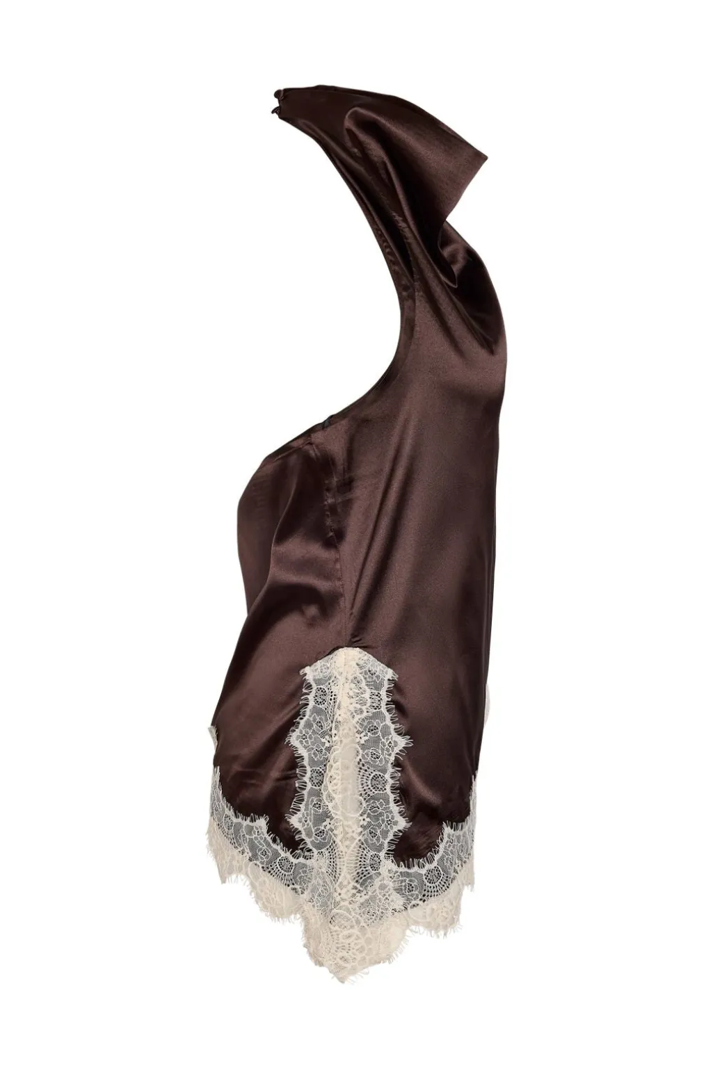 Nmsofie Halterneck Assym Satin Top