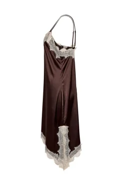 Nmsofie S/L Satin Lace Dress /Tnt8