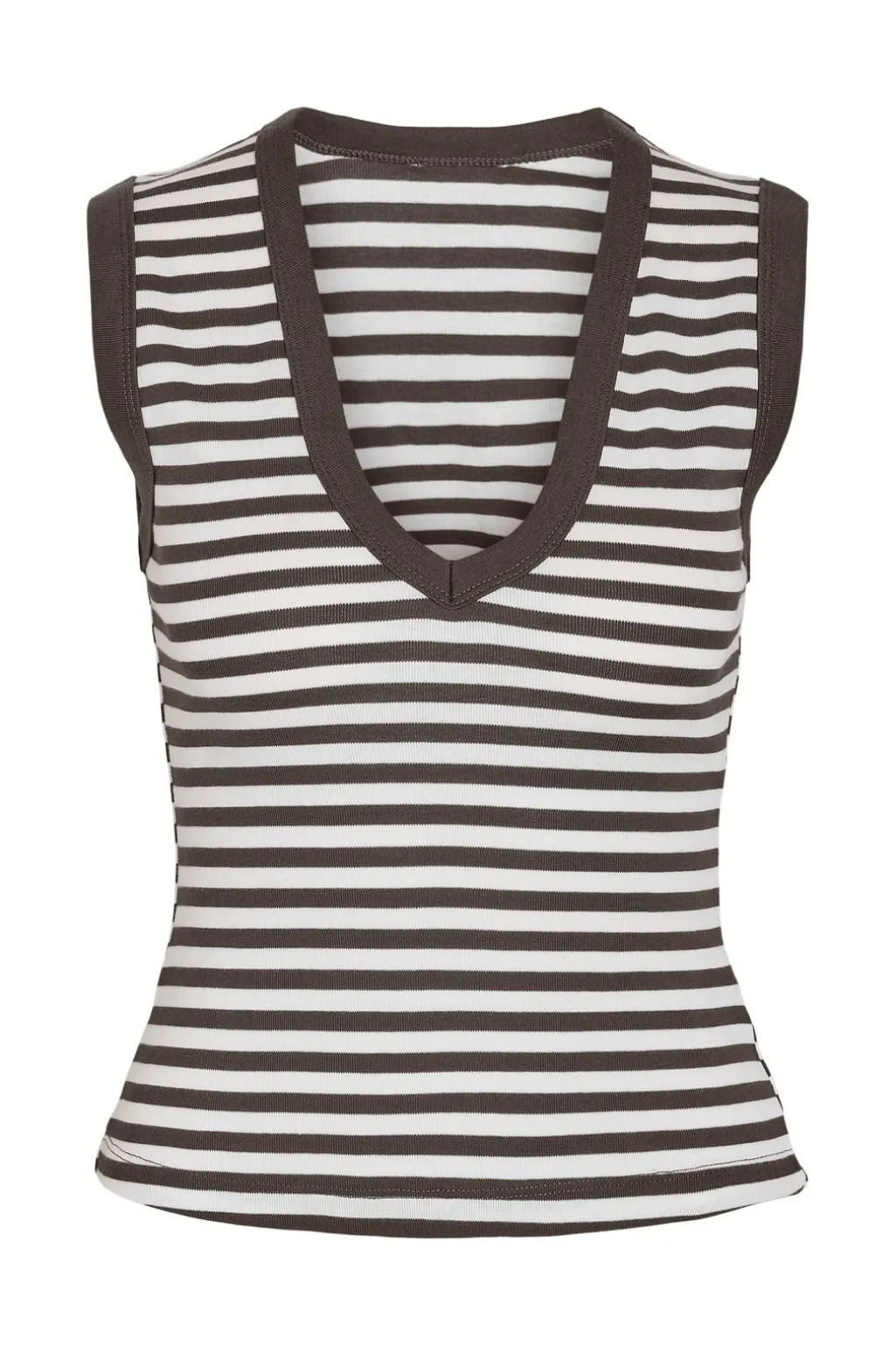 Nmstormi S/L V-Neck Top Tnt/18
