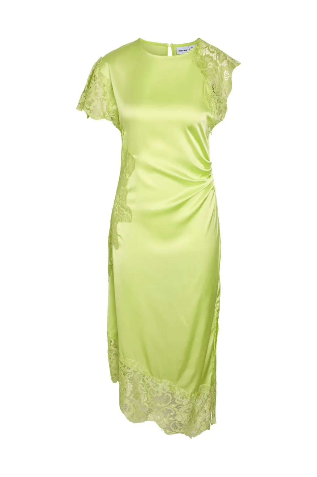 Nmwren S/S Satin Lace Long Dress