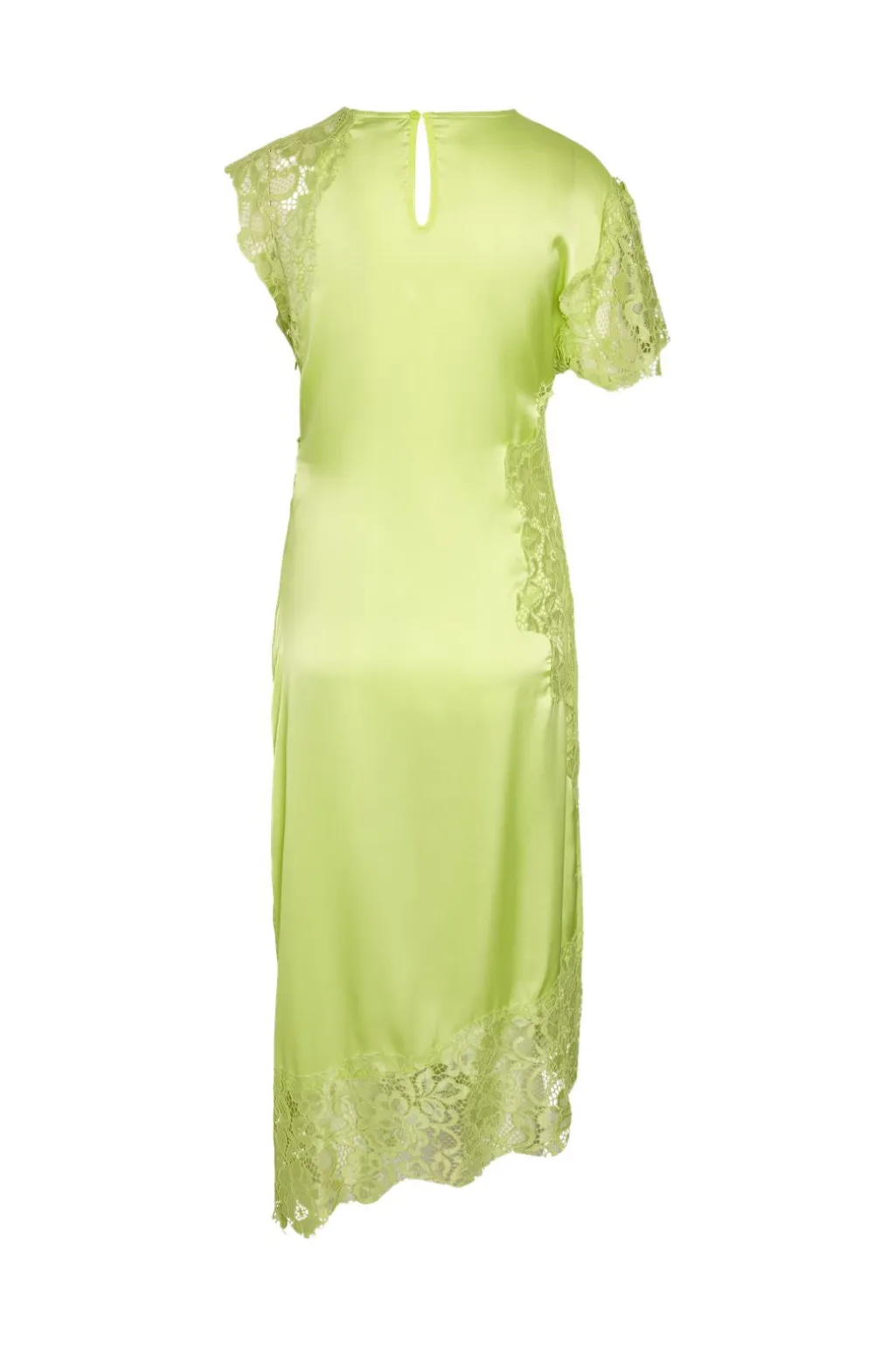 Nmwren S/S Satin Lace Long Dress