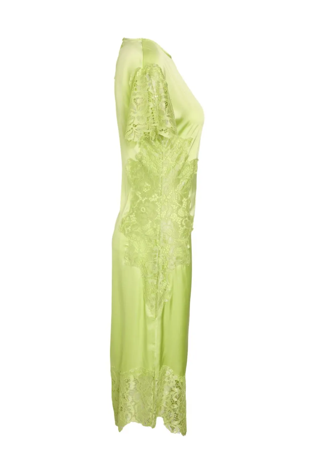 Nmwren S/S Satin Lace Long Dress
