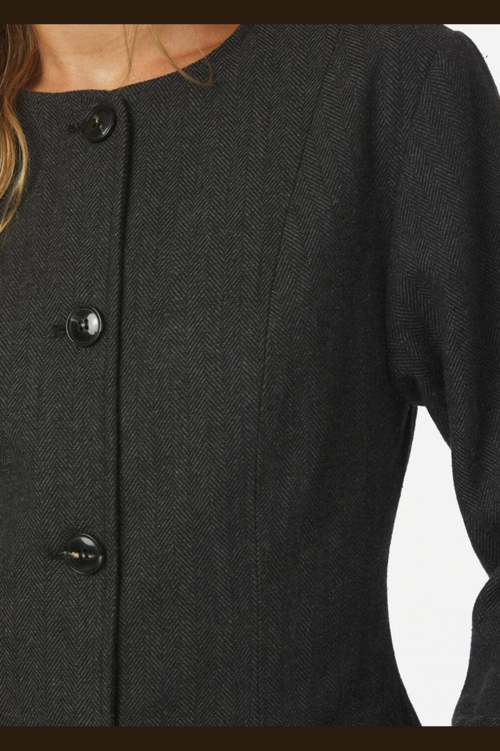 Nnamanda Herringbone Jacket 165445
