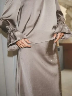 Nnamara Heavy Satin Bedaz Blouse 166578