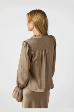 Nnamara Heavy Satin Bedaz Blouse 166578