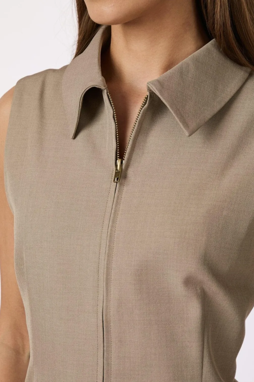 Nnannabella Structure Waistcoat 165355