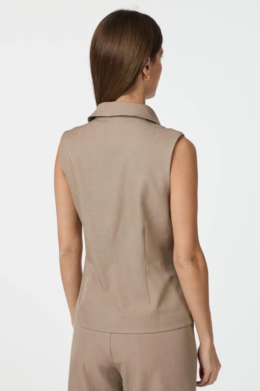 Nnannabella Structure Waistcoat 165355
