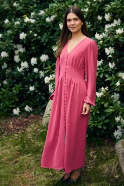 Nnannelie Solid Crepe Dress 169135