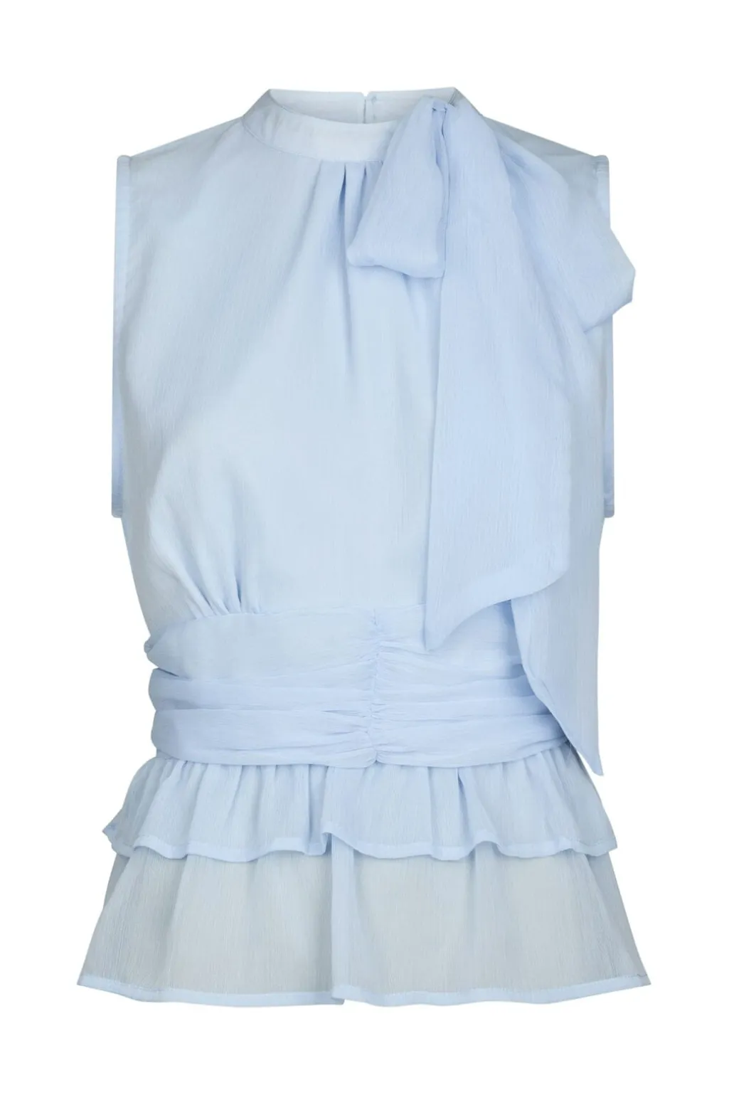 Nnansol Solid Chiffon Top 166671
