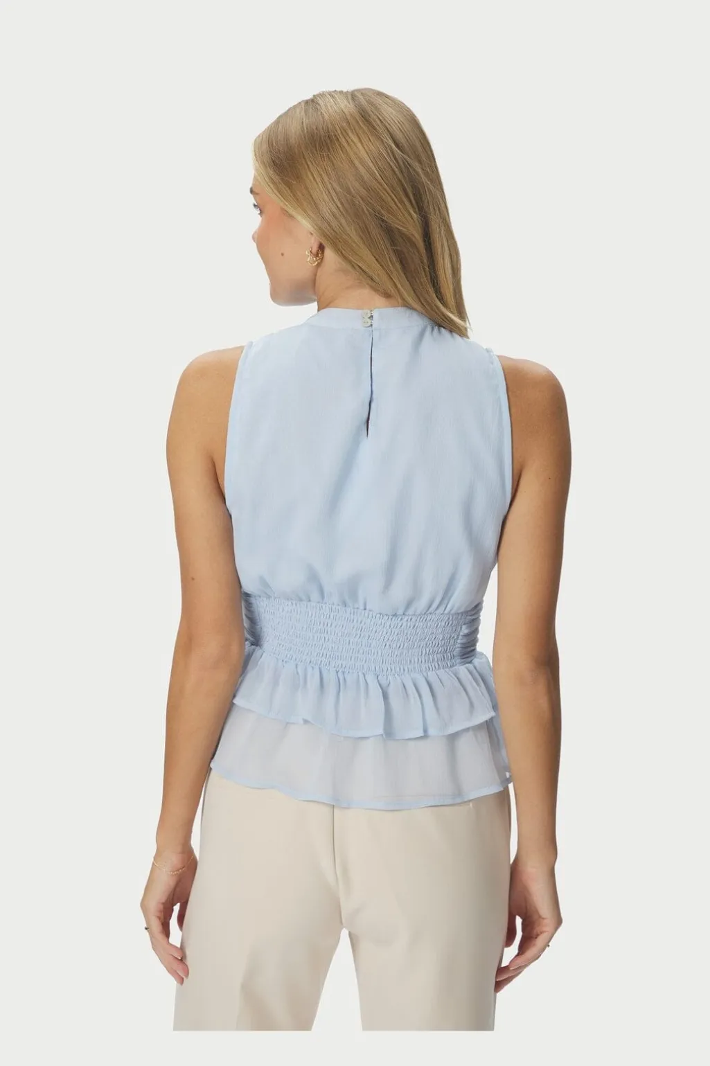 Nnansol Solid Chiffon Top 166671