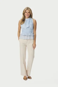 Nnansol Solid Chiffon Top 166671