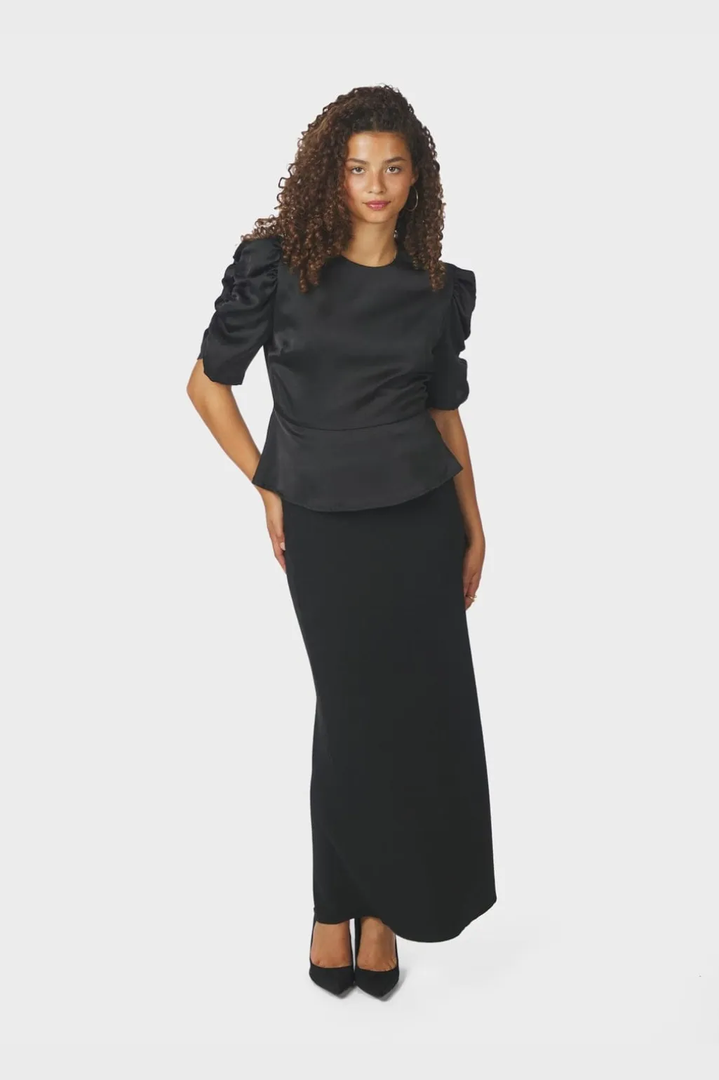 Nnbenua Heavy Sateen Blouse 167069