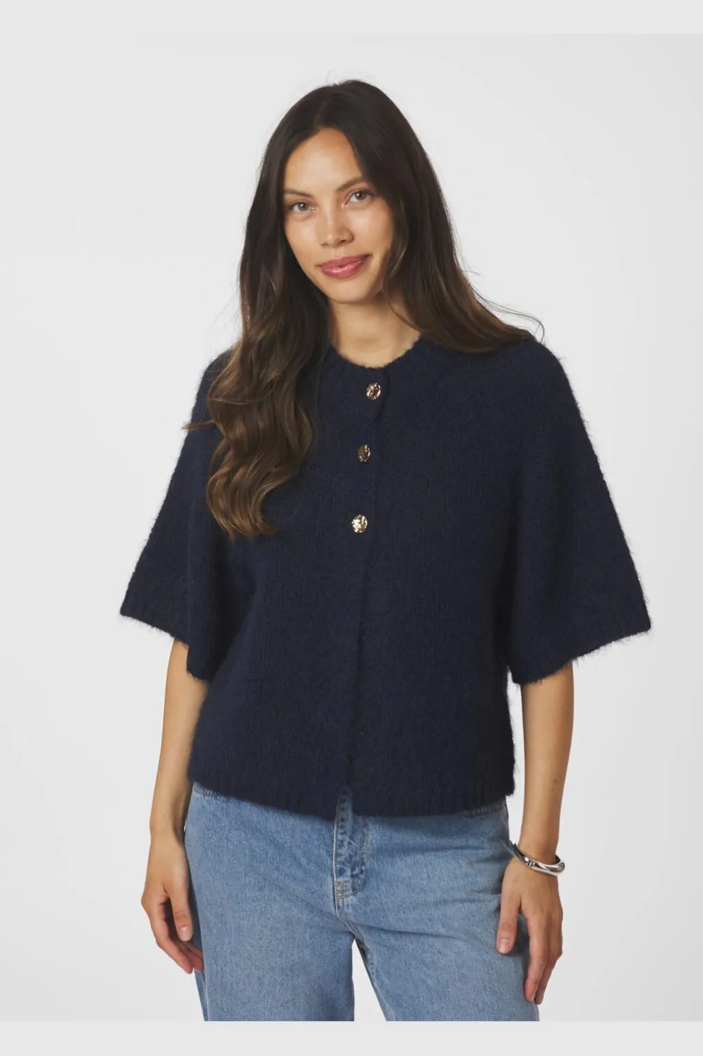 Nnbenuta Fluffy Knit Cardigan 165816