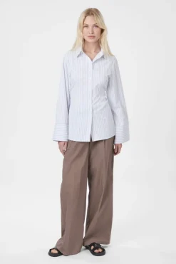 Nncaroli Slim Stripe Shirt 166220