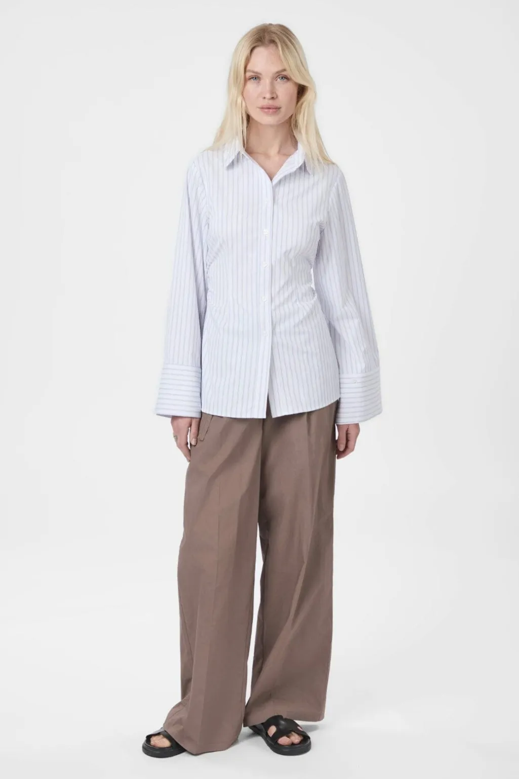 Nncaroli Slim Stripe Shirt 166220