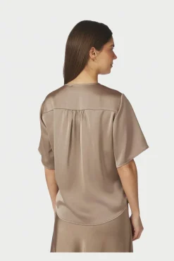 Nncasadia Heavy Sateen Blouse 165695
