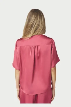Nncasadia Heavy Sateen Blouse 165695