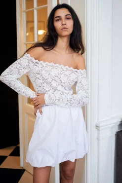 Nncasadi Lace Flower Blouse 162631