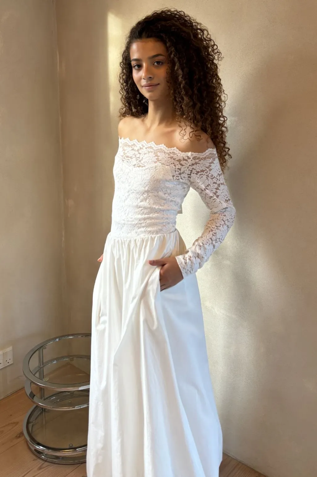 Nncasadi Lace Flower Blouse 162631
