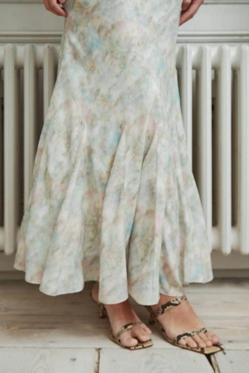 Nncelesse Print Chiffon Dress 167704