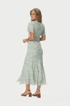 Nncelesse Print Chiffon Dress 167704