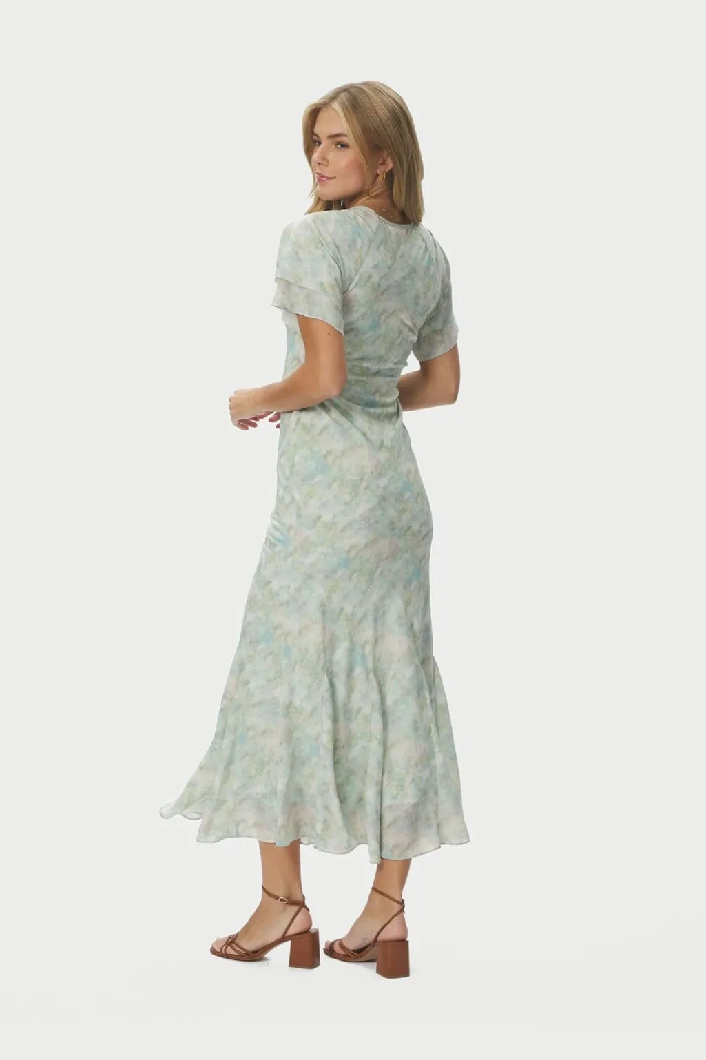 Nncelesse Print Chiffon Dress 167704