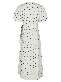 Nnclarine Linen Dot Dress 170637