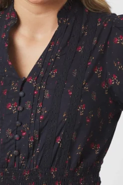Nncornell Fine Print Dress 166552