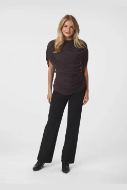 Nncottuna Drapy Mesh Top 167205