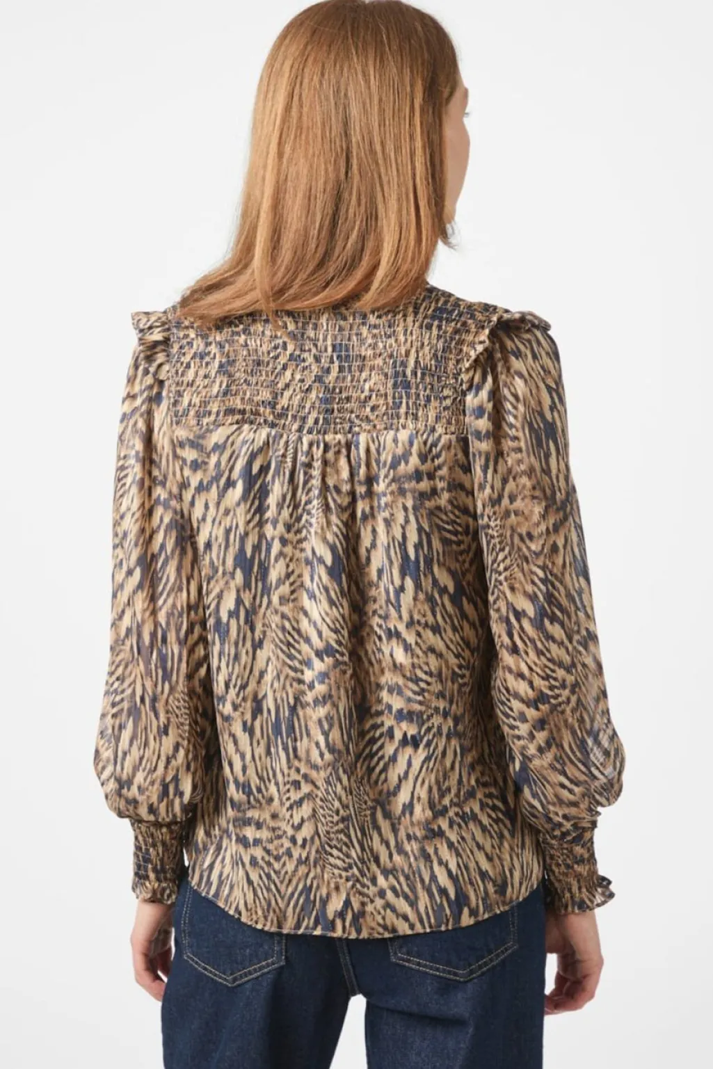 Nndavina Pattern Blouse 166259