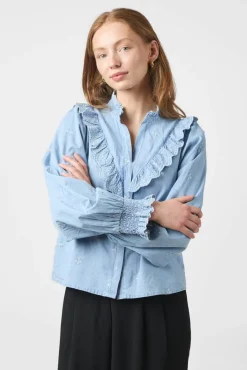 Nndegas Denim Blouse 166229