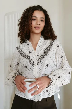 Nndegas Dot Blouse 167708