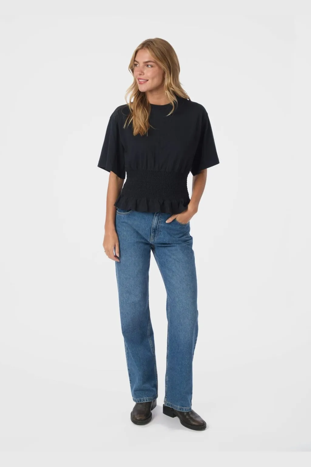 Nndray Boxy Smock Tee 165720