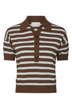 Nnemira Knit Polo Top 168576