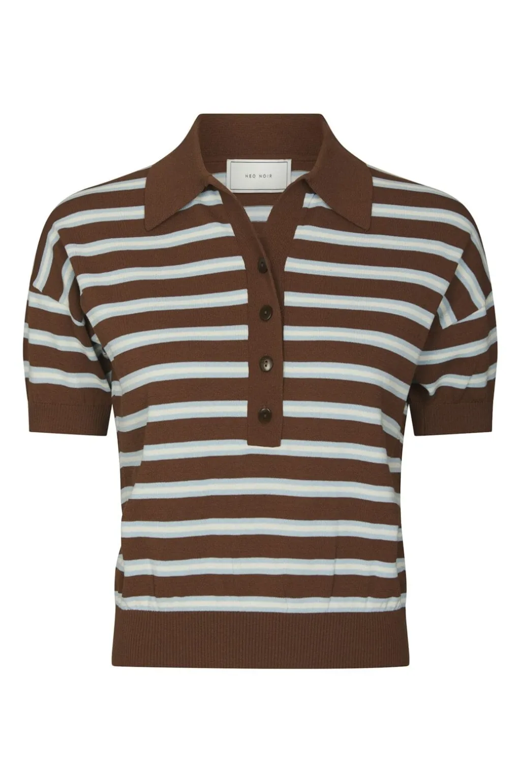 Nnemira Knit Polo Top 168576