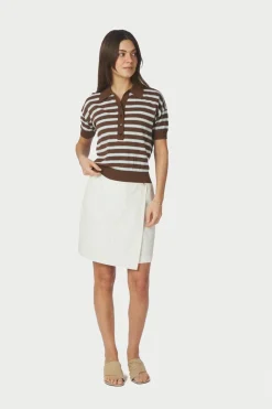 Nnemira Knit Polo Top 168576