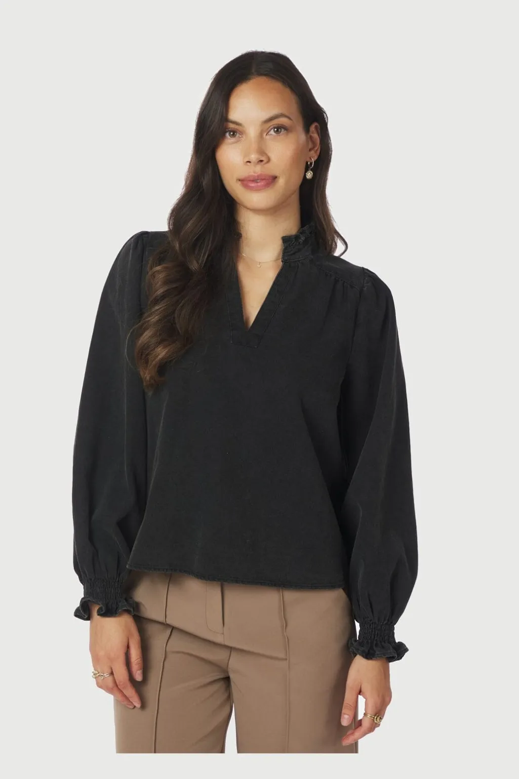Nnemmeline Denim Blouse 164434