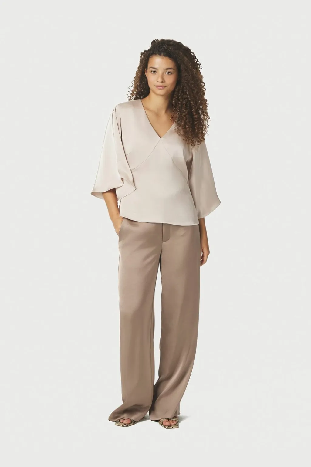 Nnemmett Heavy Sateen Pants 164136
