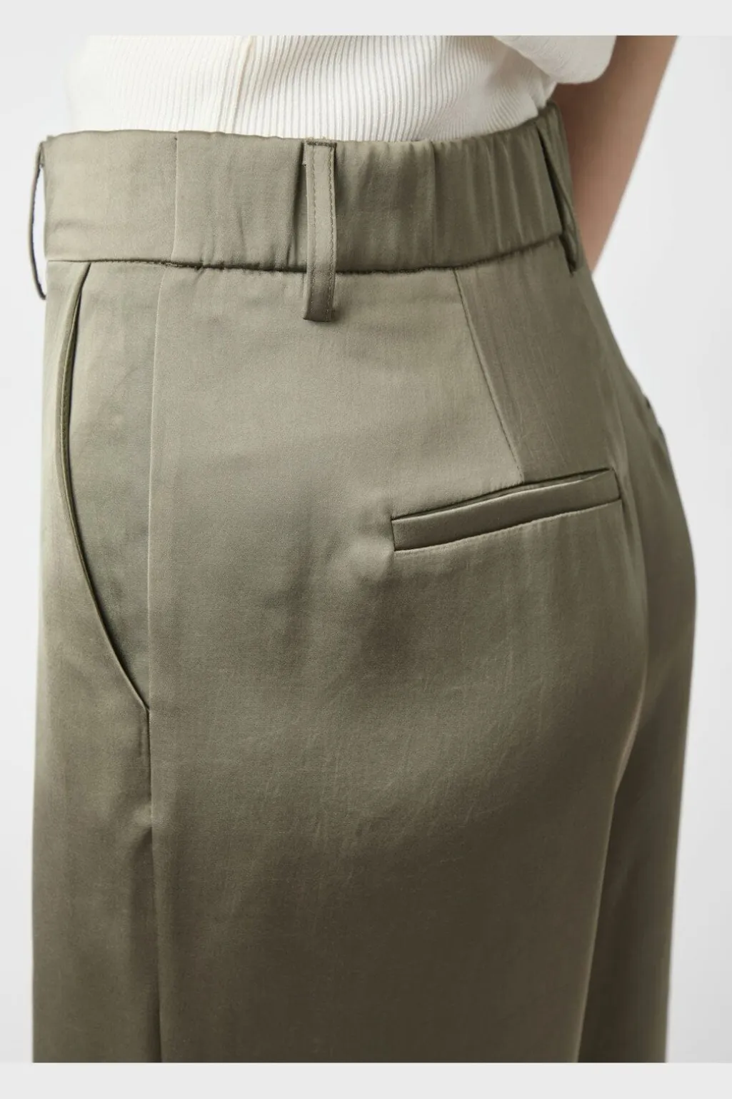 Nnemmett Heavy Sateen Pants 164136