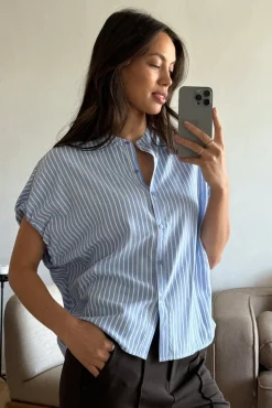Nnenglana Stripe Blouse 166460
