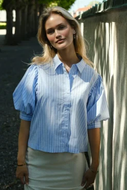 Nnetta Stripe Stone Shirt 168625