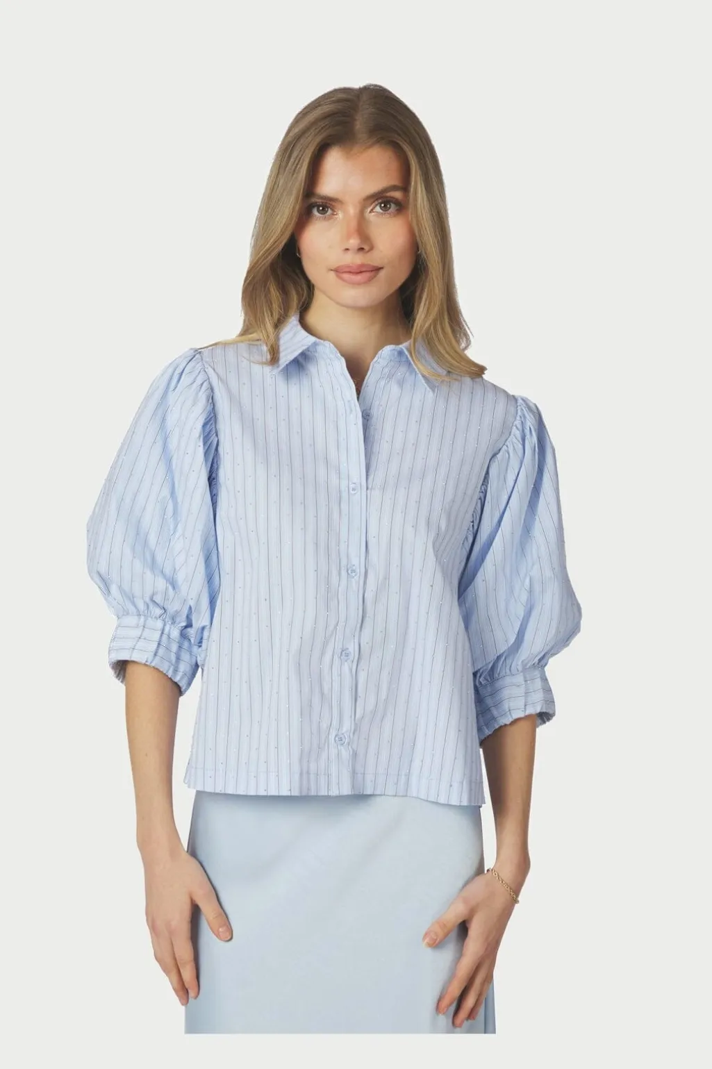 Nnetta Stripe Stone Shirt 168625