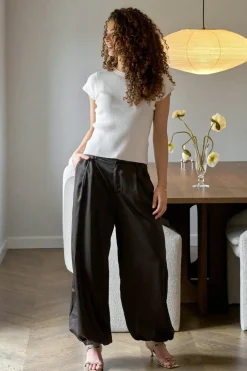 Nnfayla Drapy Satin Balloon Pants 167418