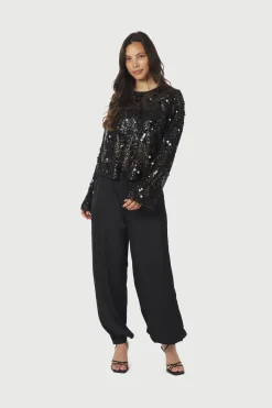 Nnfayla Drapy Satin Balloon Pants 167418